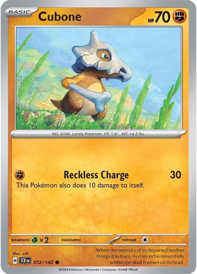 Cubone - SV07: Stellar Crown