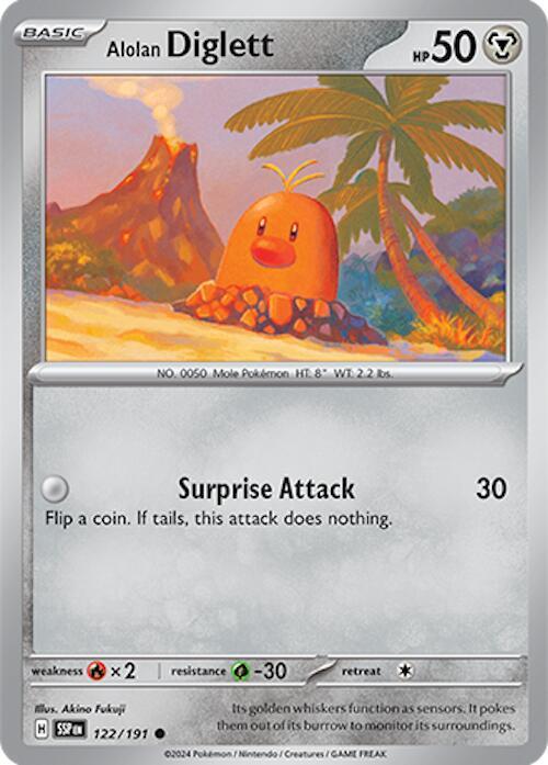 Alolan Diglett - SV08: Surging Sparks