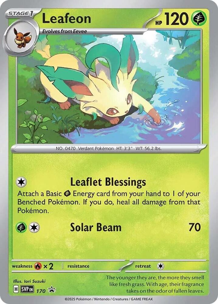 Leafeon - 170 (Cosmos Holo) - SV: Scarlet & Violet Promo Cards