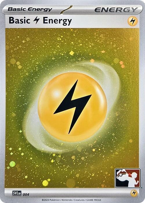 Basic Lightning Energy - 004 (Cosmos Holo) - Prize Pack Series Cards