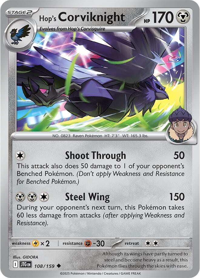 Hop's Corviknight - SV09: Journey Together