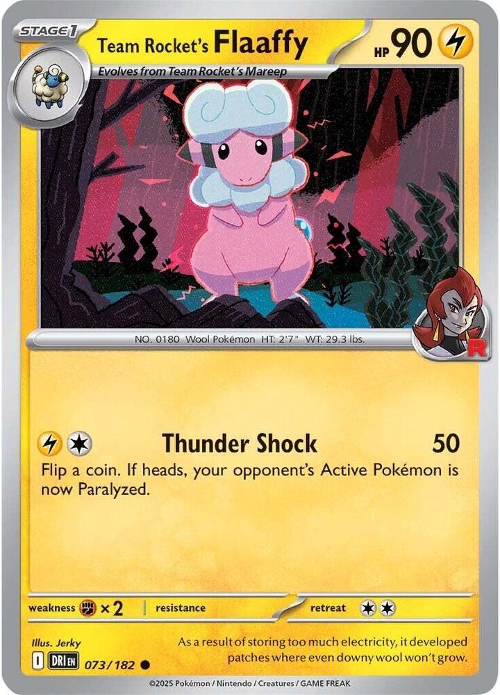 Team Rocket's Flaaffy - SV10: Destined Rivals