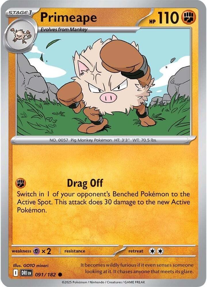 Primeape - SV10: Destined Rivals