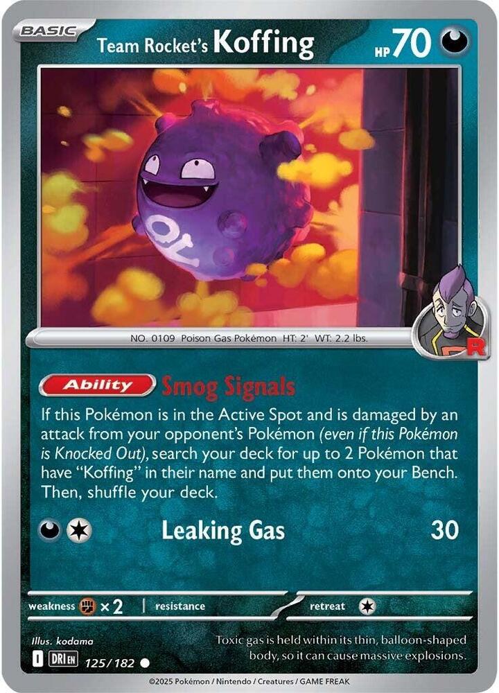 Team Rocket's Koffing - SV10: Destined Rivals