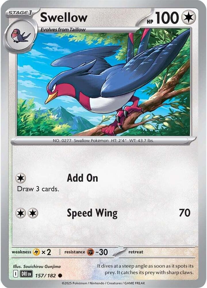 Swellow - SV10: Destined Rivals