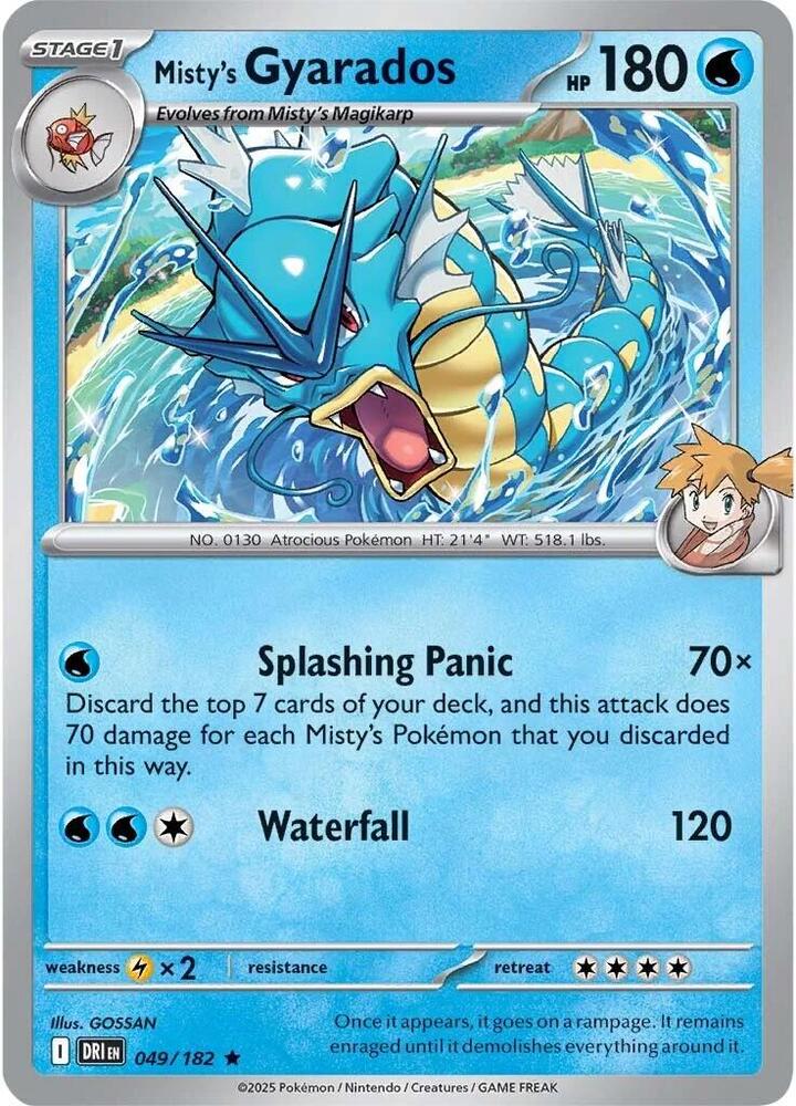 Misty's Gyarados (Non-holo)