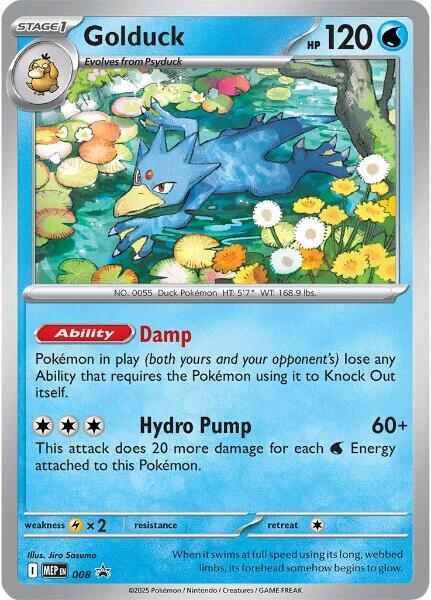 Golduck - 008 - ME: Mega Evolution Promo