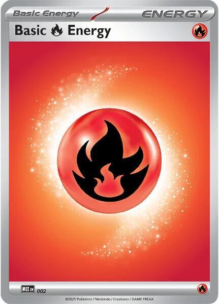 Basic Fire Energy - 002 - MEE: Mega Evolution Energies