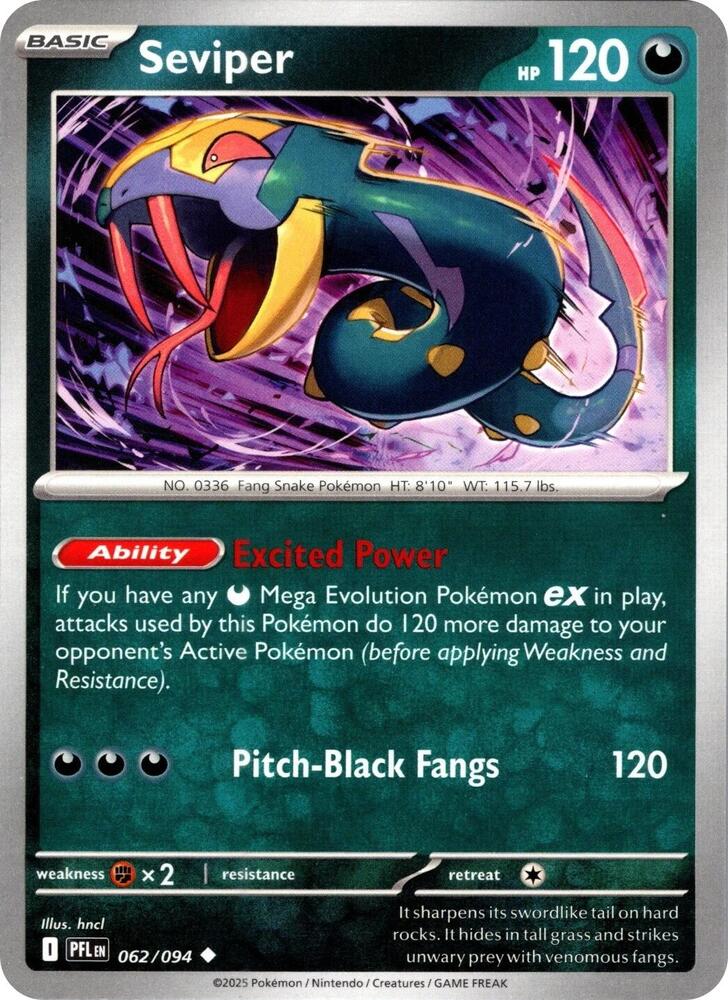 Seviper - ME02: Phantasmal Flames
