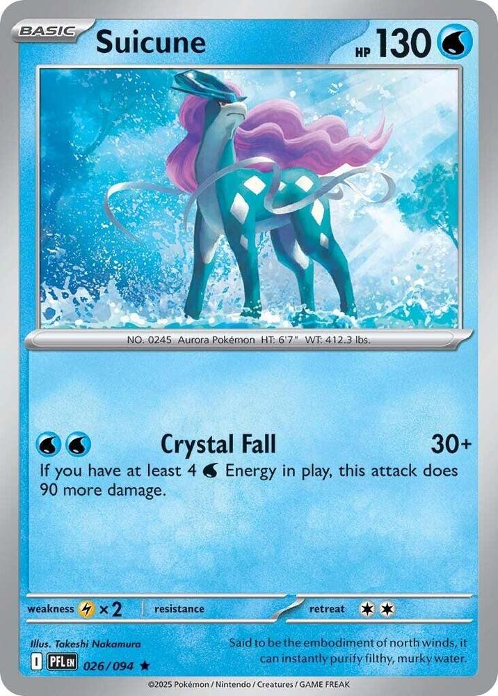 Suicune - ME02: Phantasmal Flames