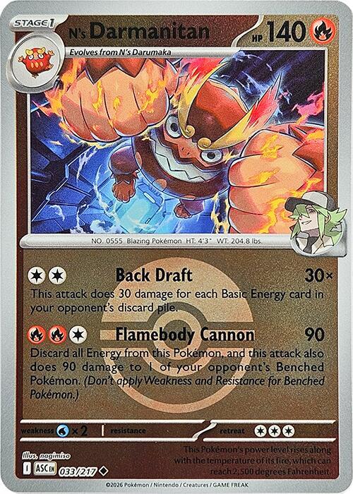 N's Darmanitan (Poke Ball) - ME: Ascended Heroes