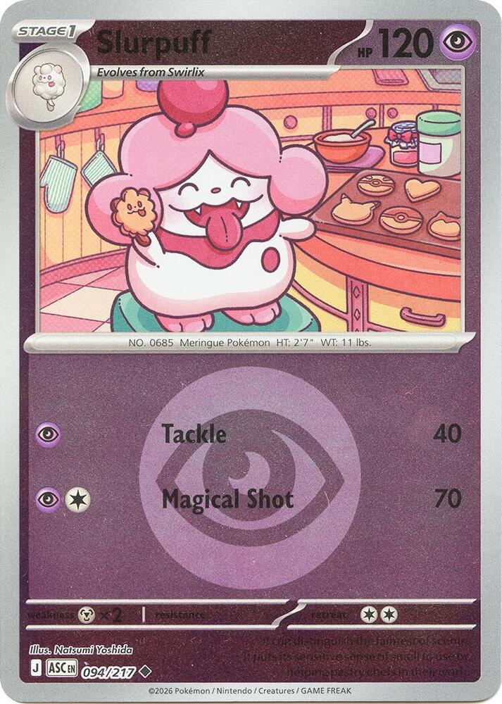 Slurpuff - 094/217 (Energy Symbol Pattern) - ME: Ascended Heroes