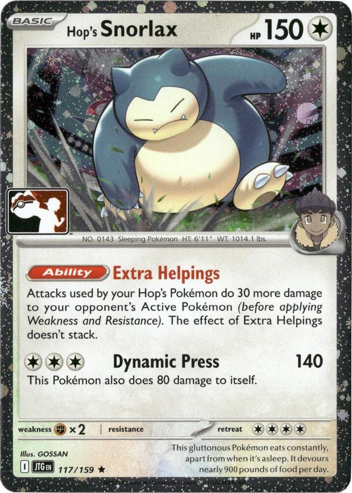Hop's Snorlax (Cosmos Holo)