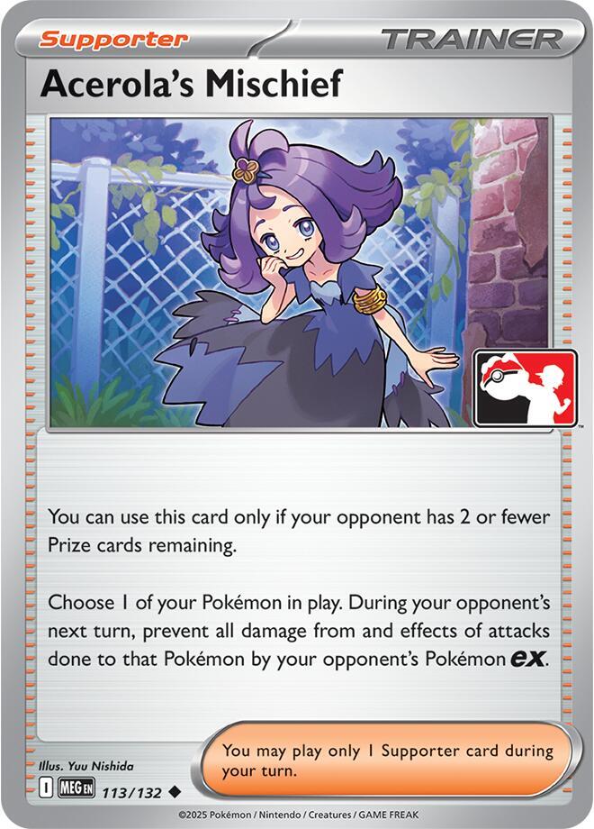 Acerola's Mischief - 113/132 - Prize Pack Series Cards