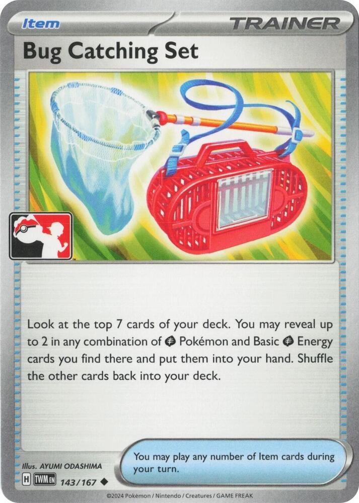 Bug Catching Set - 143/167 (Left Stamp) - Prize Pack Series Cards