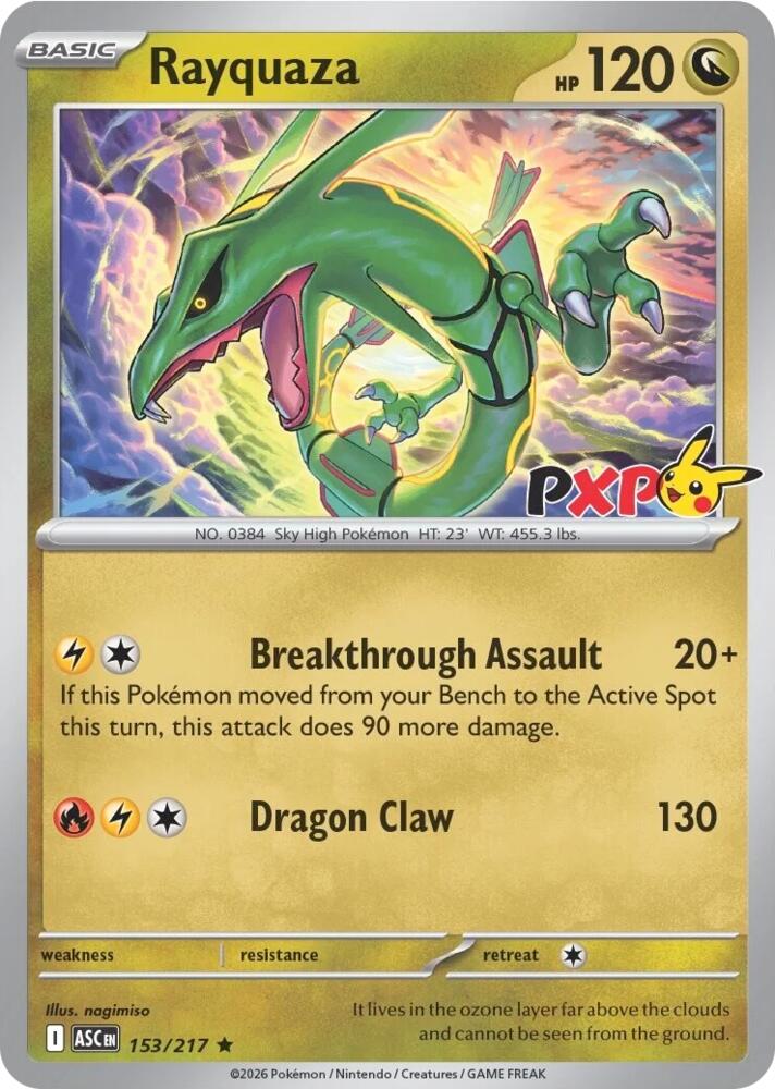 Rayquaza (Cosmos Holo)