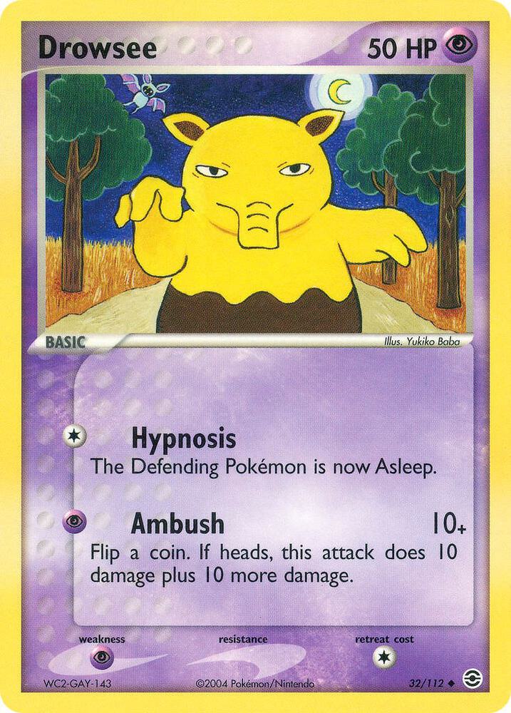 Drowsee - EX FireRed & LeafGreen