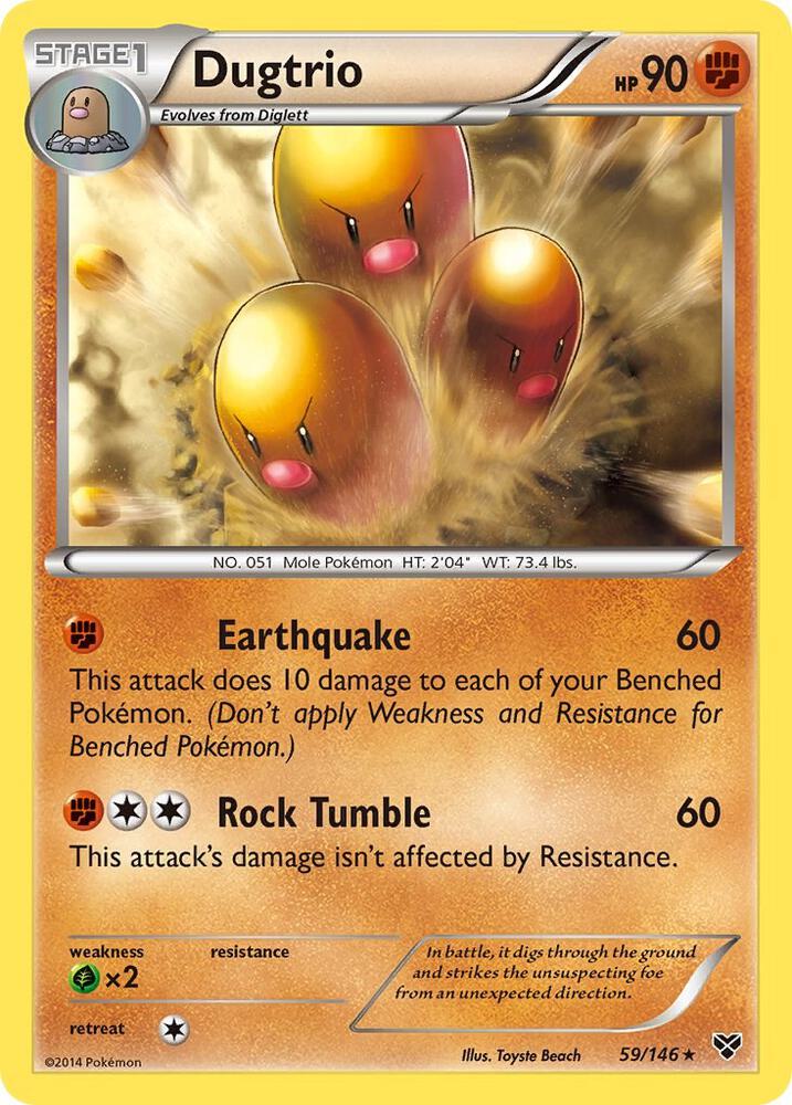 Dugtrio - XY Base Set