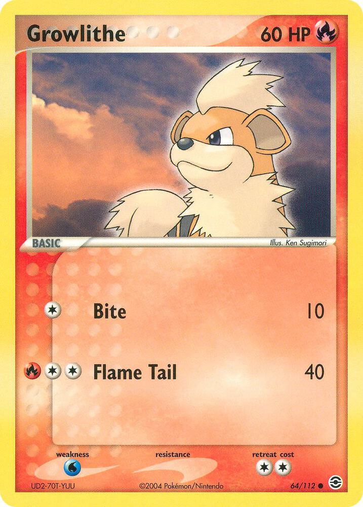 Growlithe - EX FireRed & LeafGreen