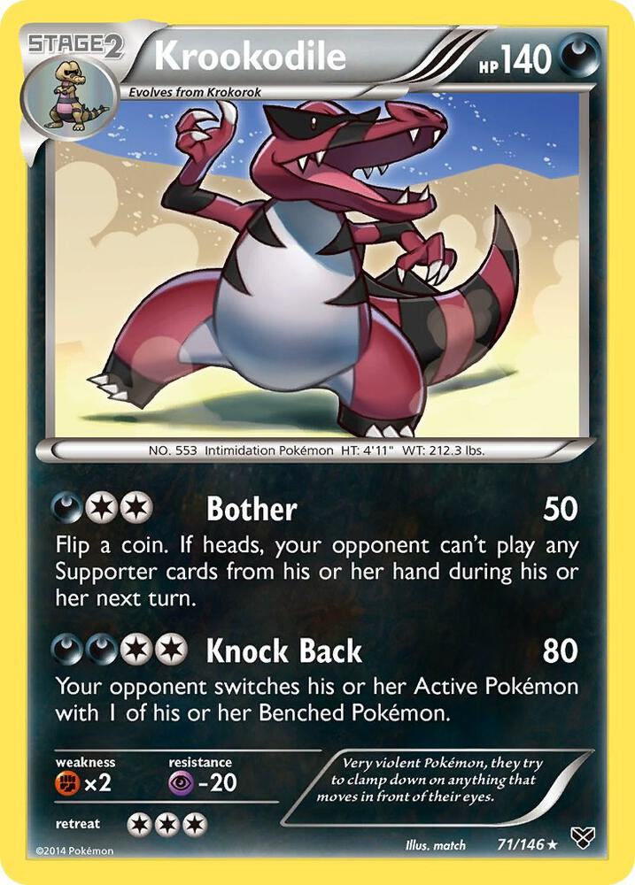 Krookodile - XY Base Set