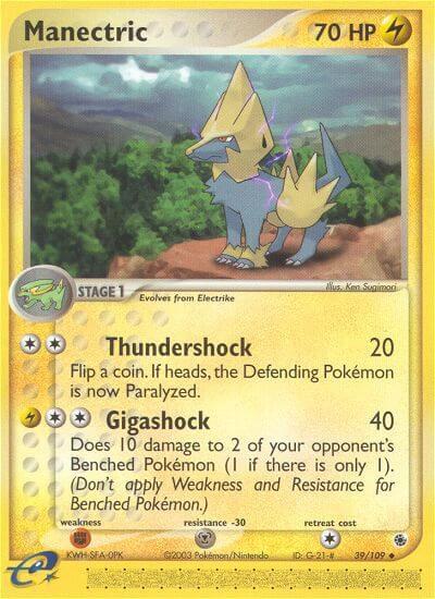 Manectric - 39/109 - EX Ruby and Sapphire