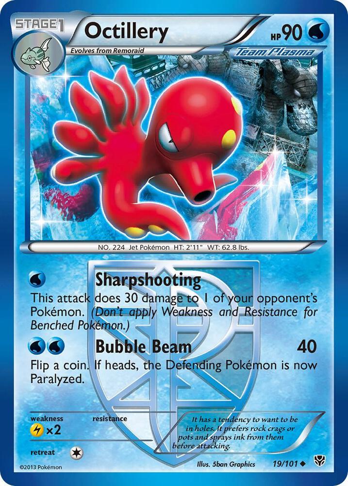 Octillery (Team Plasma) - Plasma Blast
