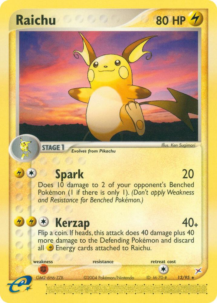 Raichu - EX Team Magma vs Team Aqua