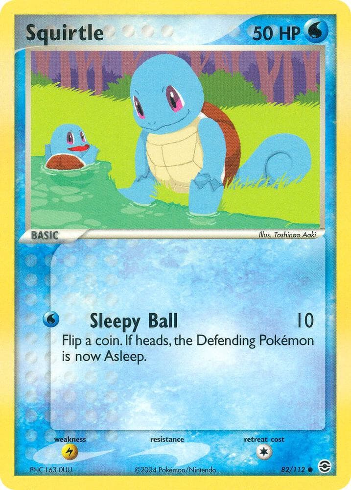 Squirtle (EX FireRed & LeafGreen) - catalogue artwork