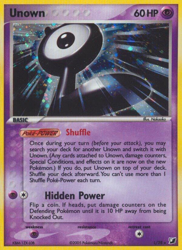 Unown (L) - EX Unseen Forces