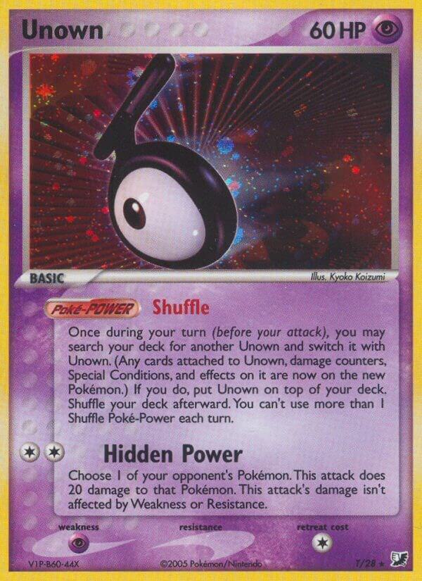 Unown (T) - EX Unseen Forces