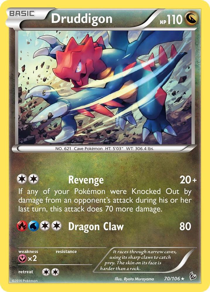 Druddigon - XY - Flashfire