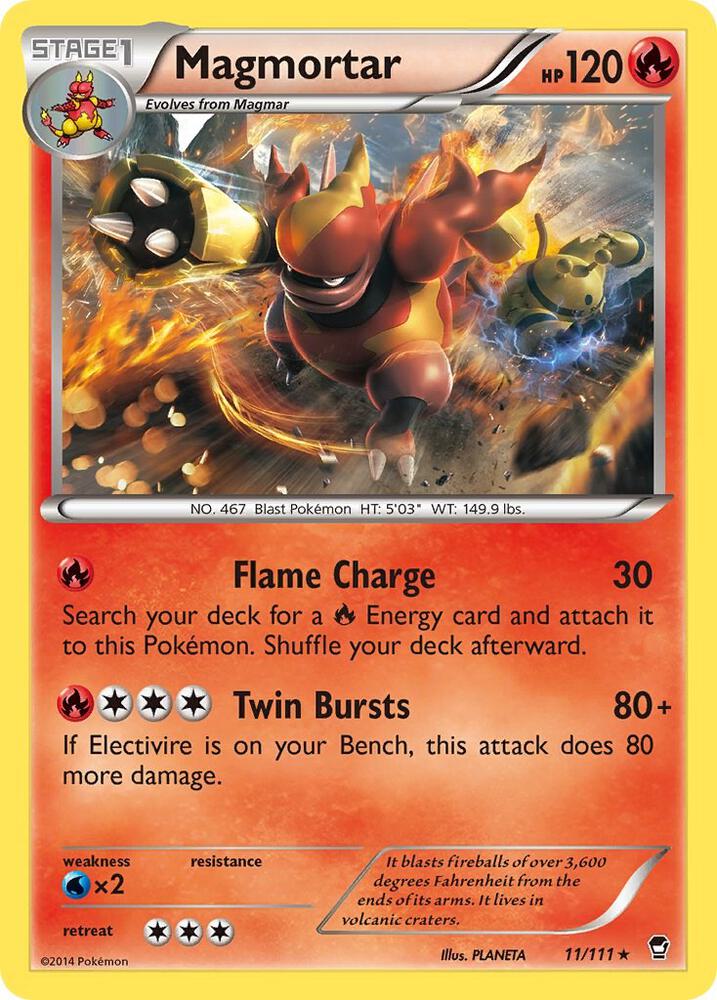 Magmortar - XY - Furious Fists