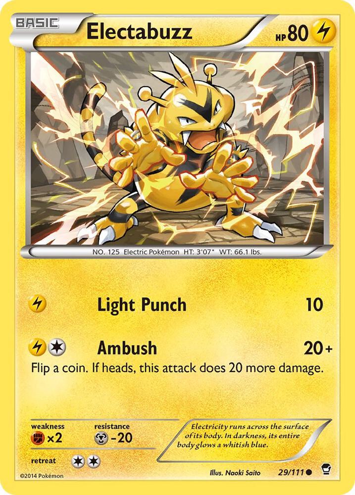 Electabuzz - XY - Furious Fists