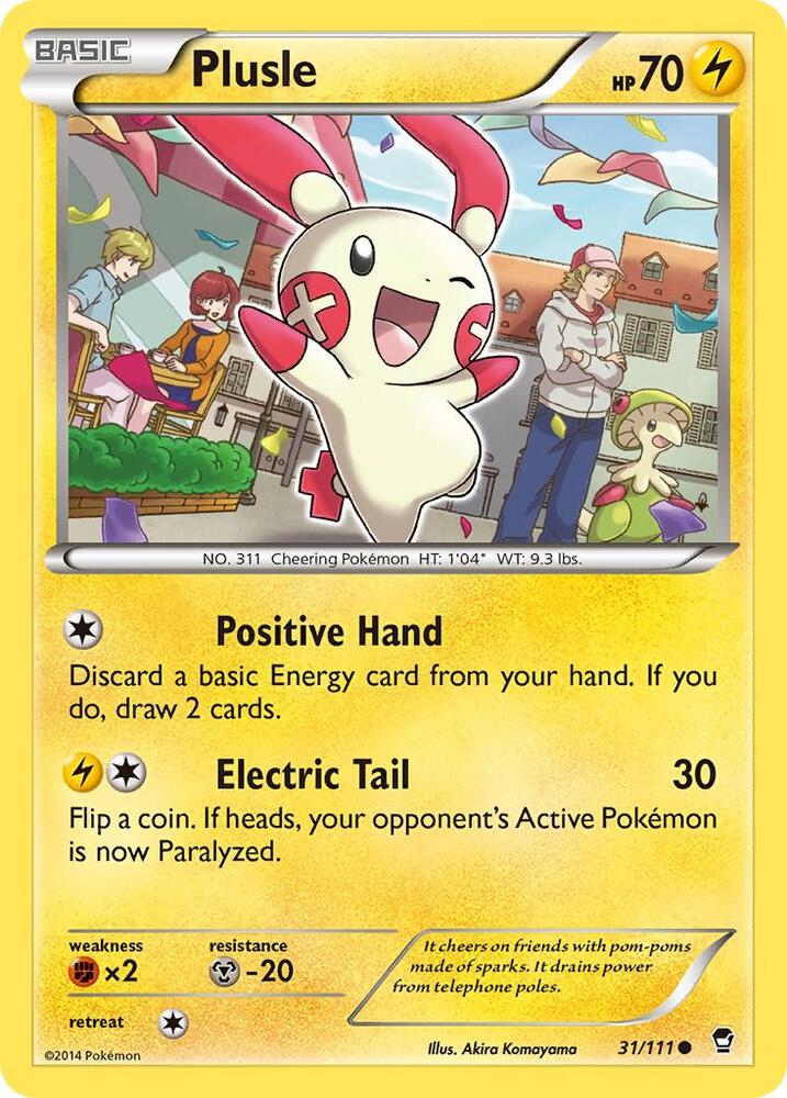 Plusle - XY - Furious Fists