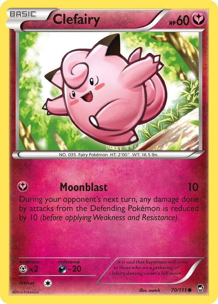 Clefairy - XY - Furious Fists