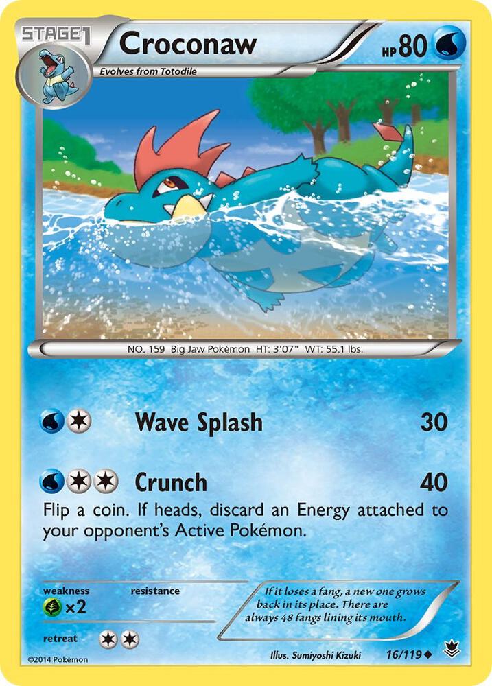 Croconaw - XY - Phantom Forces