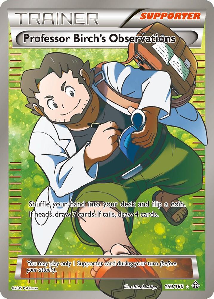Professor Birch's Observations (159 Full Art) - XY - Primal Clash