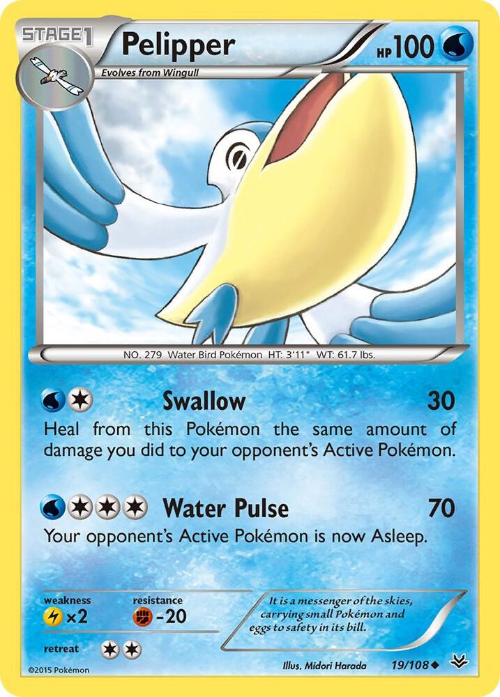 Pelipper - XY - Roaring Skies