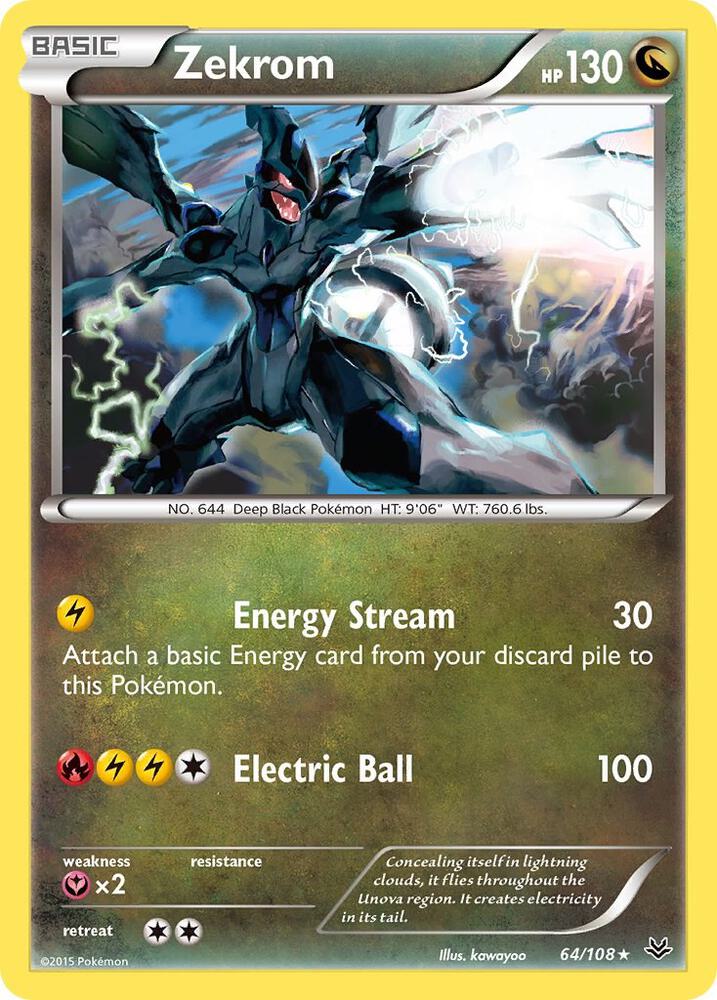 Zekrom - XY - Roaring Skies