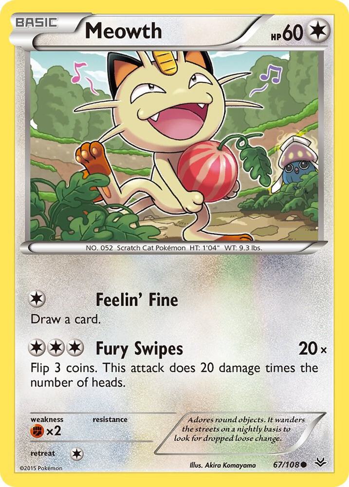 Meowth - XY - Roaring Skies