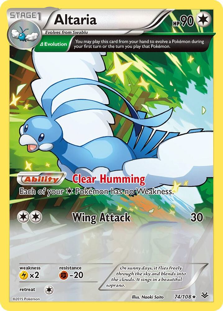 Altaria (74 Delta) - XY - Roaring Skies
